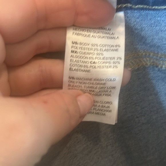 Chico's Blue Ankle Cropped Jeans Classic Style size 16 or 3 / preowned - Picture 8 of 8